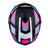 Capacete Feminino Fechado Asx Draken Spirit Prata Rosa: Segurança e Estilo para Sua Moto! - imagem 4