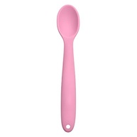 Colher de Silicone para Bebê Rosa - Segura, Macia e Fácil de Limpar - imagem 2