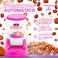 Comedouro Automático Pet: 3L Prático e Rosa! - imagem 2