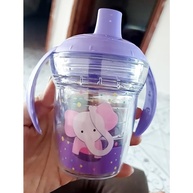 Copo Infantil de Transição Elefante Rosa 170 ml com Tecnologia Antivazamento e Paredes Duplas - imagem 3