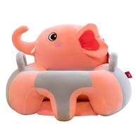 Assento Bebê Almofada Sofá Infantil Antialérgico com Enchimento - Elefantinha Rosa - imagem 1