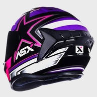 Capacete Feminino Fechado Draken Pilot Azul e Rosa: Estilo, Segurança e Conforto para Sua Moto - imagem 3