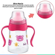 Caneca Aprendizado Fiona 180ml Rosa - Auxílio Ideal para Bebês Ingerirem Líquidos Sozinhos - imagem 4