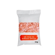 Sal Rosa do Himalaia Grosso, Grãos Grandes, 1kg - imagem 1