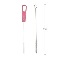 Escova Rosa para Canudos e Mamadeiras - 2 Unidades Buba | Limpeza Profunda e Segura - imagem 3