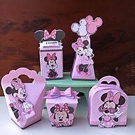 Caixinhas Minnie Rosa Personalizadas: Festa Inesquecível! - imagem 2