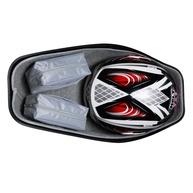 Forração Premium para Baú Honda ADV 150: Proteção e Estilo Cinza com Logo Rosa - imagem 1