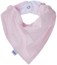 Biramar Baby Babador Bandana 22x18cm em Algodão Rosa - Proteção Charmosa para Bebês - imagem 1