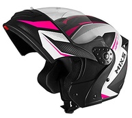 Capacete Mixs Gladiator Neo Robocop Rosa - Escamoteável e Articulado - imagem 1