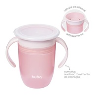 Copo de Treinamento Rosa Buba - Seguro, Antivazamento e Livre de BPA - imagem 5