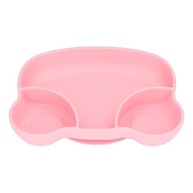 Prato de Silicone com Ventosa para Bebês - Seguro, Divertido e Ideal para Autoalimentação (Sapo Rosa) - imagem 5