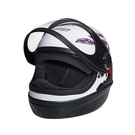 Capacete San Marino Speed Fly Branco e Rosa: Segurança e Estilo para Sua Pilotagem - imagem 5