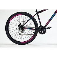 Bicicleta MTB Aro 29 Avance 21v com Freio Disco – Rosa/Azul - imagem 2