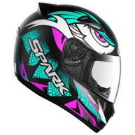Capacete EBF Spark Dragon Rosa/Preto - Segurança e Estilo para Sua Aventura - imagem 1