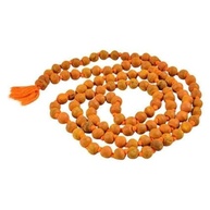 Haldi Mala, rosário de açafrão, 108 contas Haldi Japa Mala Rosário, Baglamukhi Mala, açafrão original Japa Mala (pacote com 1) - imagem 1