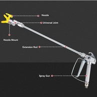 LiebeWH Airless Pintura Pistola Giratória Conjunta 360 Graus de Rotação Ângulo Pulverizador Gun Mangueira Giratória Conjunta para Profissionais e Entusiastas de Artesanato - imagem 4