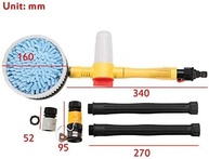Escova Rotativa Automática 360° para Lavagem de Carro - Limpeza Impecável e Sem Esforço! - imagem 4