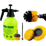 Kit Limpeza Automotiva Interna: Escova Rotativa, Pulverizador e Ferramentas para Estofados e Carpetes - imagem 1