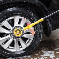 Escova Rotativa Automática para Lavagem de Carro com Alça Longa e Dispensador de Sabão - imagem 5
