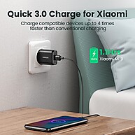 Carregador Rápido Ugreen 18W QC3.0 – Turbo na Sua Rotina! - imagem 2