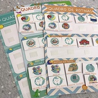 Quadro de Rotinas Diárias Infantil - Estabeleça Hábitos com Diversão e Organização - imagem 4
