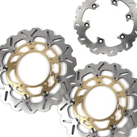Rotores de Freio Arashi Dourados para Suzuki B-King 1300 e Hayabusa GSXR 1300 (Dianteiro/Traseiro) - imagem 1