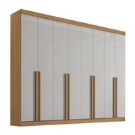 Guarda-Roupa Casal 8 Portas Império Cinamomo/Off White – Organização e Estilo para seu Quarto - imagem 4