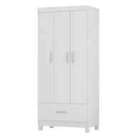 Guarda-Roupa Solteiro 3 Portas 1 Gaveta Prince Demóbile – Design Moderno e Organização Inteligente - imagem 2