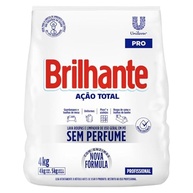 Brilhante Detergente em Pó Sem Perfume - 4Kg | Lava Roupas e Limpador de Uso Geral Profissional - imagem 2
