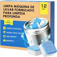 Pastilhas para Limpeza de Máquina de Lavar Roupas - Kit com 12 Unidades | Limpeza Profunda e Eficiente para Todos os Modelos - imagem 1