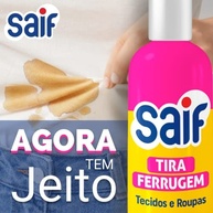 Tira Ferrugem Saif 50ml - Removedor Eficiente para Roupas e Tecidos - imagem 3