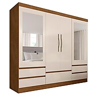 Roupeiro Casal com Espelho: Design e Espaço! - imagem 1