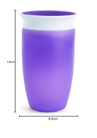 Munchkin Copo Grande 360 com Tampa Roxo - Antivazamento e Seguro para Bebês - imagem 3