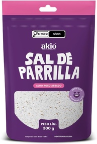 Sal de Parrilla com Alho Roxo Assado 300g | Gourmet, Natural, Ideal para Carnes e Churrasco | Produto Brasileiro - imagem 1