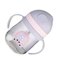 Copo com Canudo Naroote para Bebês - 250ml, à Prova de Vazamento, Design V, Ideal para Viagem e Casa (Roxo) - imagem 5