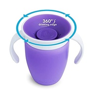 Munchkin Copo Treinamento 360° com Tampa Roxo - Sem BPA, Antivazamento, Ideal a Partir dos 6 Meses - imagem 5