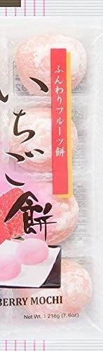 Doces Importados do Japão - Strawberry Mochi - Royal Family - 1 pacote com 8u - imagem 3
