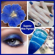 Matio Pó de Mica Azul Royal 20g - Pigmento Premium para Artesanato, Epóxi e Cosméticos - imagem 5