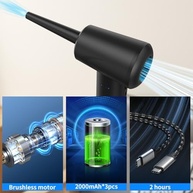 Espanador de Ar Comprimido Sem Fio 50.000 RPM: Limpeza Poderosa e Recarregável para Seu Eletrônico! - imagem 4