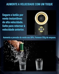 Ki~CA Jetfan 2.0: Aspirador de Pó Portátil 100.000 RPM e Espanador de Ar Elétrico para Limpeza Profissional - imagem 4