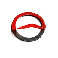 Anel de Decoração Câmbio 4WD Fibra de Carbono Vermelho para Jeep Wrangler JL JLU 2018-2021 - RUIANTE - imagem 4