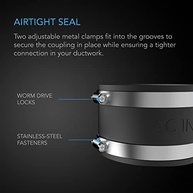 AC Infinity Braçadeira Redutora de Ruído 150mm: Conexão Segura e Silenciosa para seu Sistema de Dutos - imagem 5