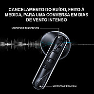 Fone QCY T32 AilyBuds Clear ENC: Som Premium com Cancelamento de Ruído - imagem 2
