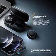 Microfone Lapela Sem Fio: Áudio Pro e Sem Ruído! - imagem 2