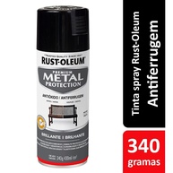 Rust Oleum: Proteja o Metal com Spray Preto Brilhante - imagem 1