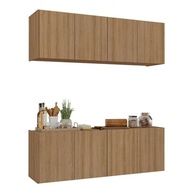 Kit Armário de Cozinha com 8 Portas Rustic - Design Moderno e Resistente - imagem 2