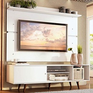 Rack Madesa Dubai para TV até 65" com 4 Nichos e Design Rustic Moderno - imagem 2
