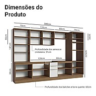 Cozinha Completa 340cm Madesa: Luxo e Rustic! - imagem 2