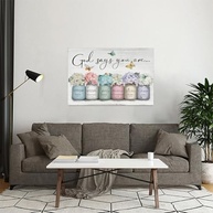 Arte de Parede Inspiradora 'God Says You Are Special' - Tela Rústica 30x45cm para Decoração Moderna - imagem 5