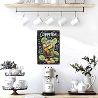 Placa de Alumínio com Arte de Coquetel Caipirinha - 20x30cm - Decoração Vintage Rústica - imagem 5